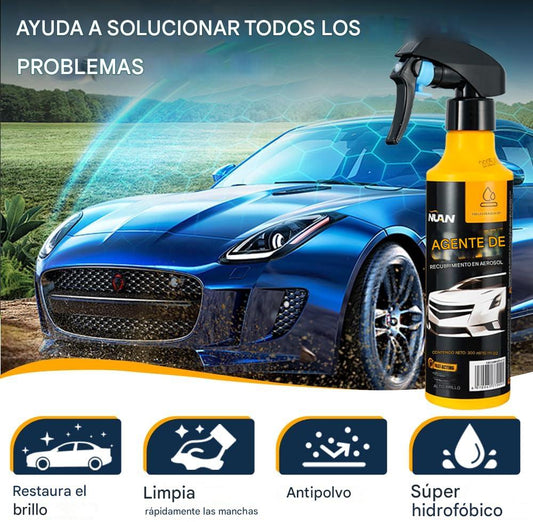 Spray Cerámico Hidrofóbico para Auto – Protección Total y Brillo Espejo en Minutos