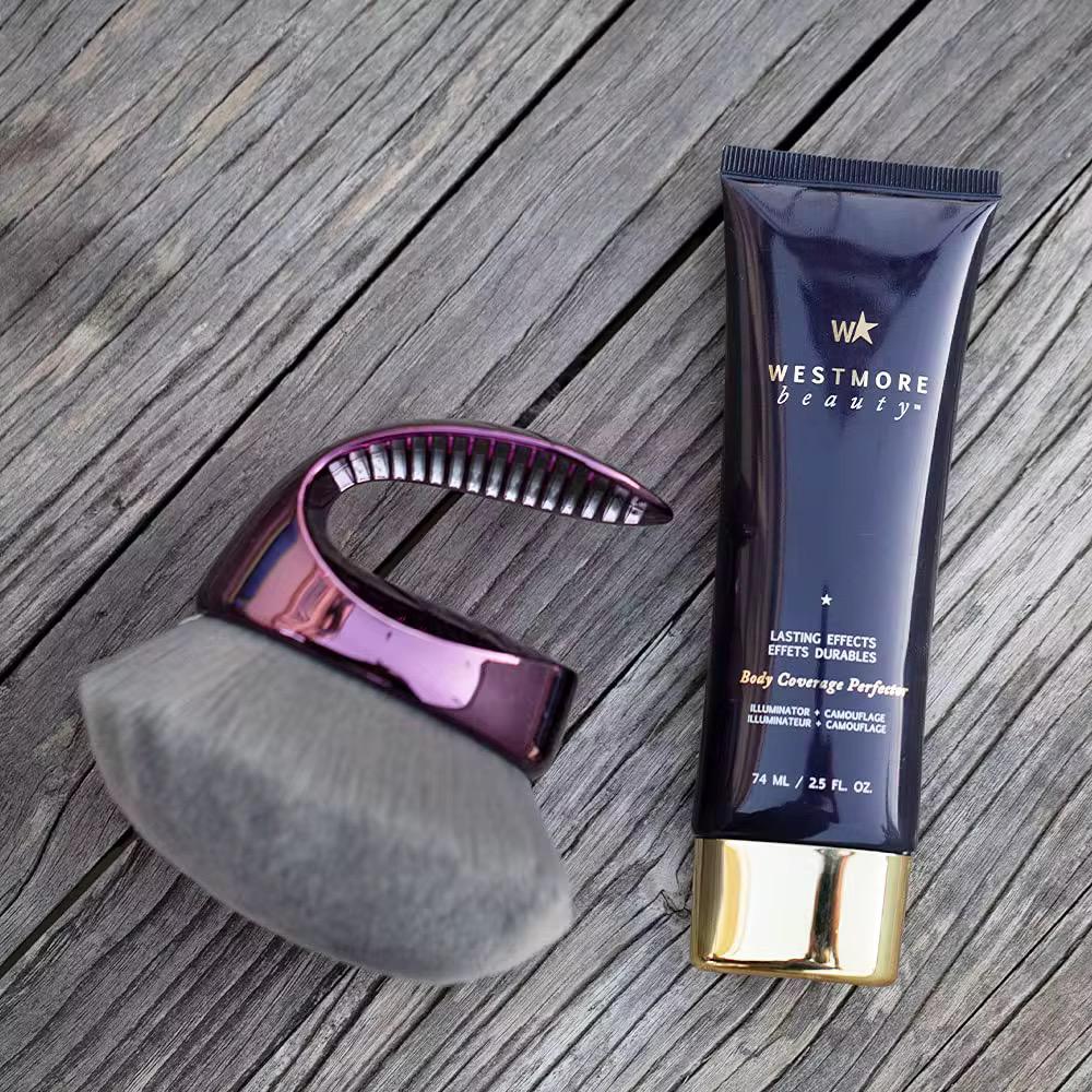 Westmore Beauty® Body Coverage Perfector + Brocha Kabuki de Alta Densidad .